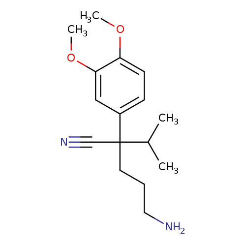 (2RS)-5-AMINO-2-(3,4-DIMETHOXYPHENYL)-2-ISOPROPYLPENTANENITRILE