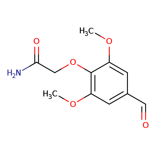 2-(4-formyl-2,6-dimethoxyphenoxy)acetamide