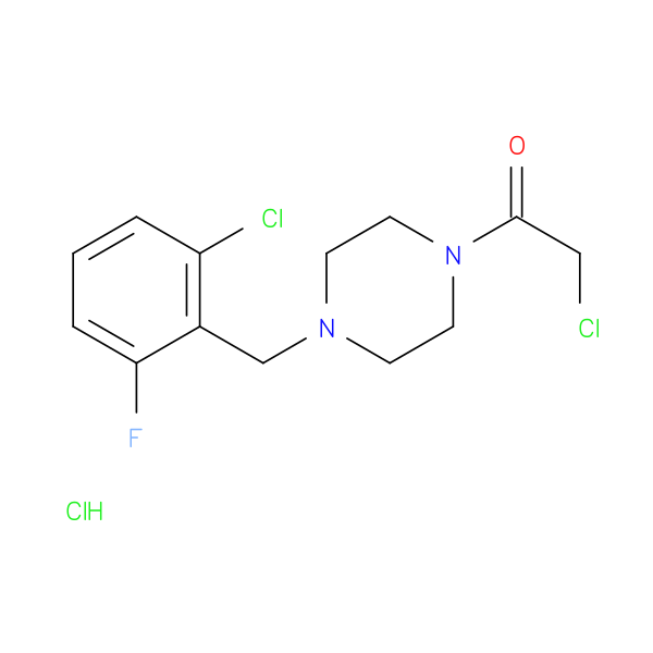 1-(Chloroacetyl)-4-(2-chloro-6-fluorobenzyl)piperazine hydrochloride