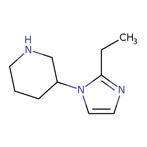 3-(2-Ethyl-1H-imidazol-1-yl)piperidine