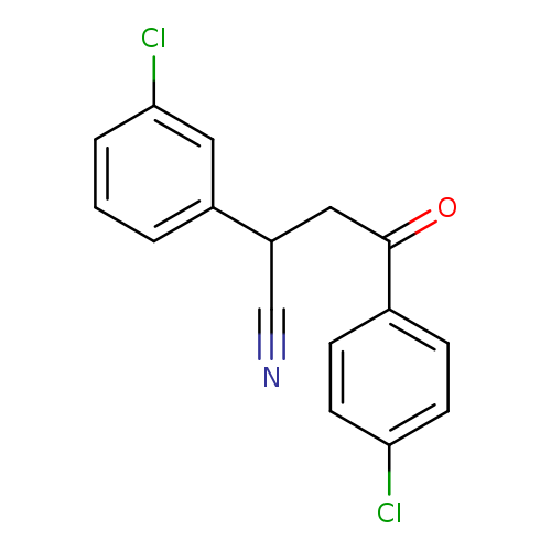 2-(3-chlorophenyl)-4-(4-chlorophenyl)-4-oxobutanenitrile
