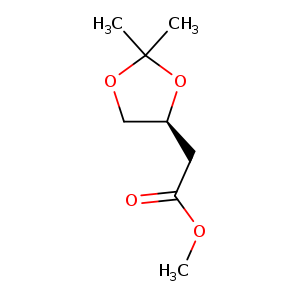 1,​3-​Dioxolane-​4-​acetic acid, 2,​2-​dimethyl-​, methyl ester, (4S)​-