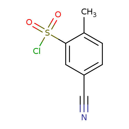 5-Cyano-2-methylbenzene-1-sulfonyl chloride