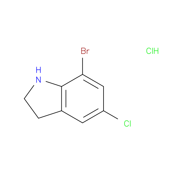 7-Bromo-5-chloro-2,3-dihydro-1H-indole hydrochloride