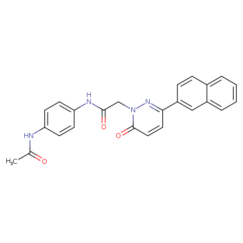 N-(4-acetamidophenyl)-2-[3-(naphthalen-2-yl)-6-oxo-1,6-dihydropyridazin-1-yl]acetamide
