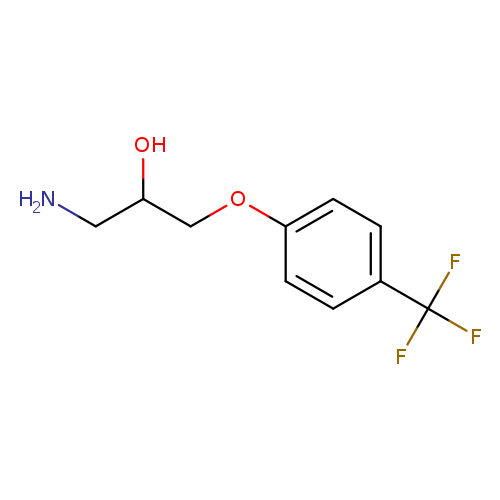 1-amino-3-[4-(trifluoromethyl)phenoxy]propan-2-ol