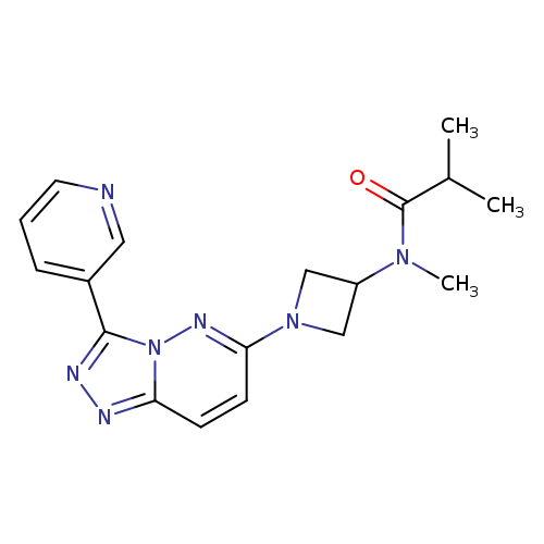 N,2-dimethyl-N-{1-[3-(pyridin-3-yl)-[1,2,4]triazolo[4,3-b]pyridazin-6-yl]azetidin-3-yl}propanamide