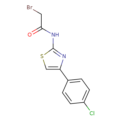 N1-[4-(4-Chlorophenyl)-1,3-thiazol-2-yl]-2-bromoacetamide