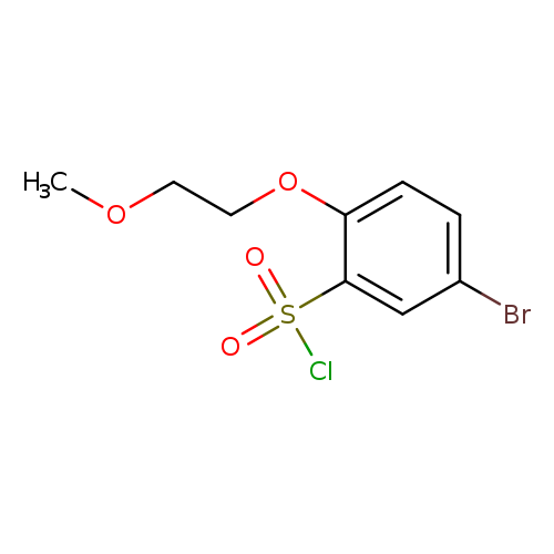 5-bromo-2-(2-methoxyethoxy)benzene-1-sulfonyl chloride