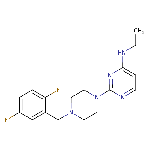 2-{4-[(2,5-difluorophenyl)methyl]piperazin-1-yl}-N-ethylpyrimidin-4-amine