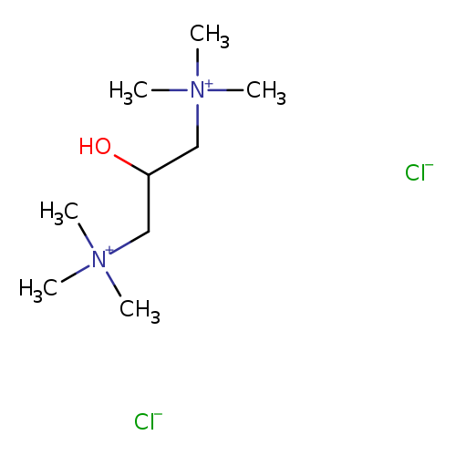HYDROXYTRIMETHYLENE)BIS(TRIMETHYLAMMONIUM) DICHLORIDE (BISQUAT)