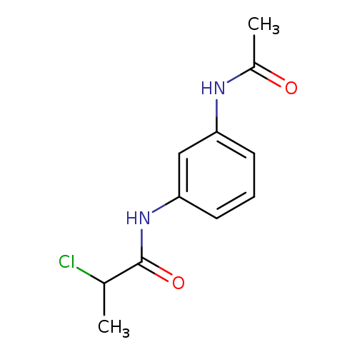 2-chloro-N-(3-acetamidophenyl)propanamide