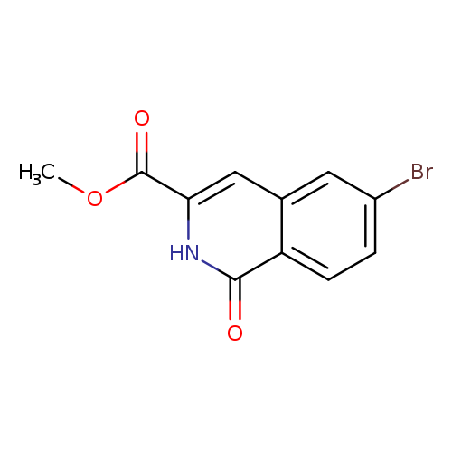methyl 6-bromo-1-oxo-1,2-dihydroisoquinoline-3-carboxylate
