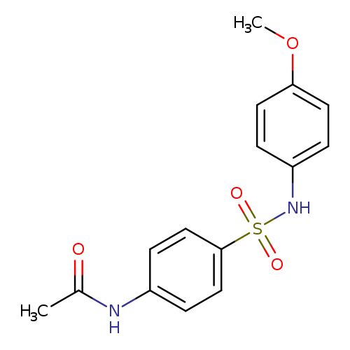 Acetamide, N-[4-[[(4-methoxyphenyl)amino]sulfonyl]phenyl]-