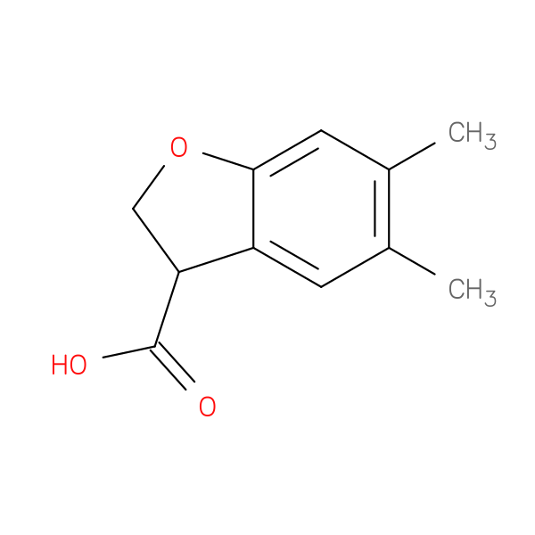 5,6-dimethyl-2,3-dihydro-1-benzofuran-3-carboxylic acid