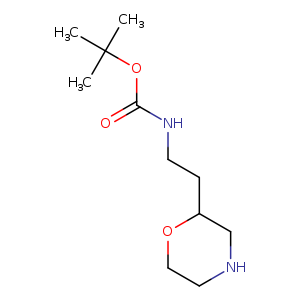 tert-butyl (2-morpholin-2-ylethyl)carbamate