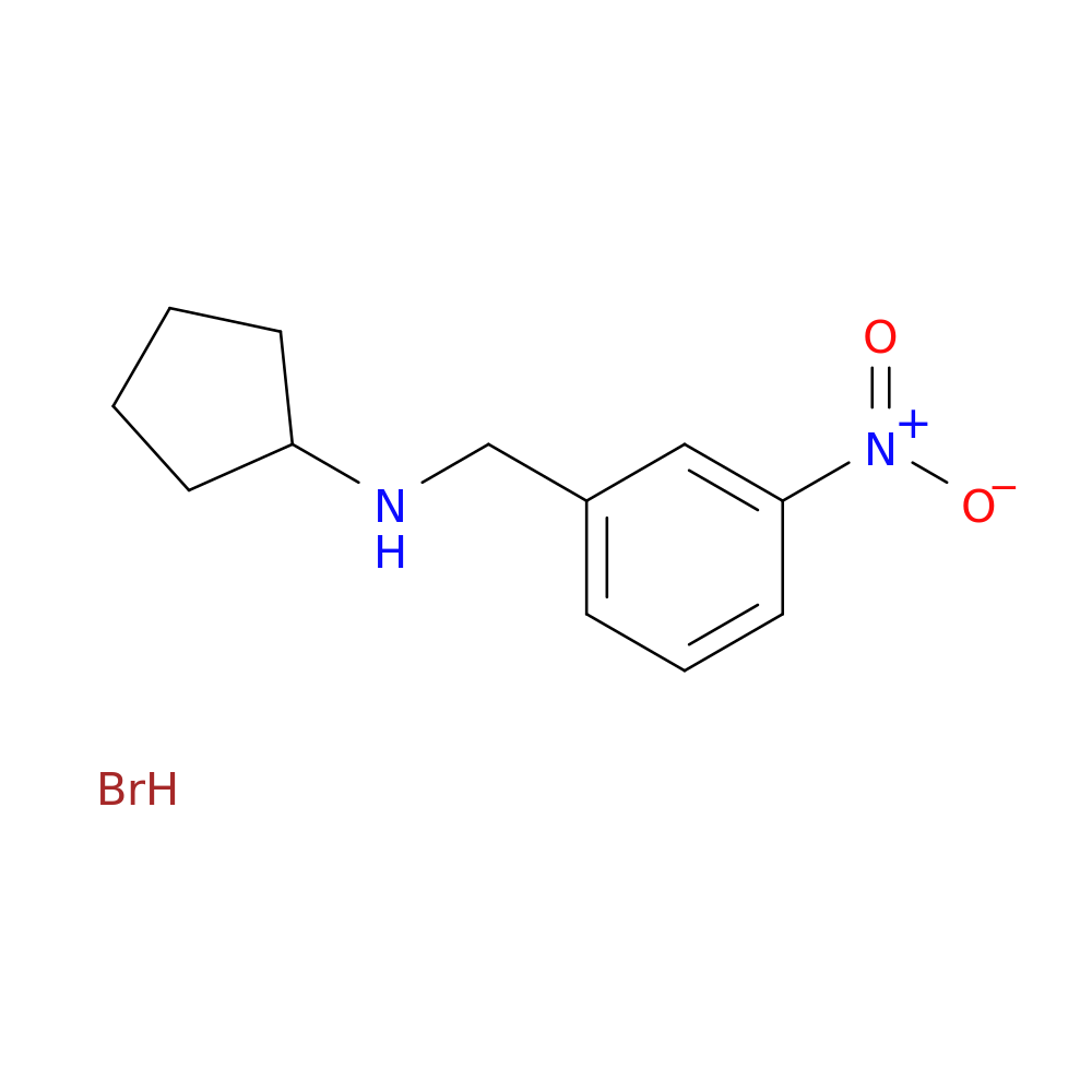 N-(3-nitrobenzyl)cyclopentanamine