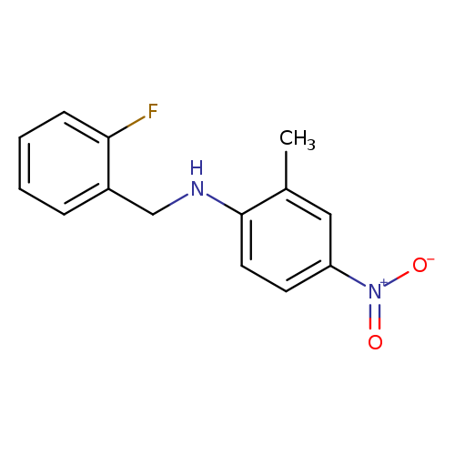 N-(2-fluorobenzyl)-2-methyl-4-nitroaniline