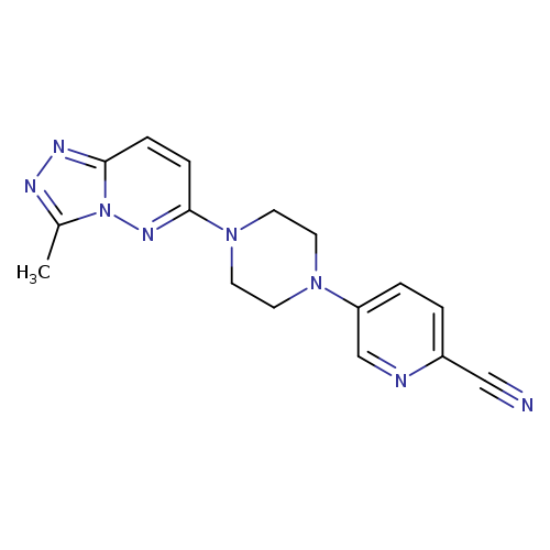 5-(4-{3-methyl-[1,2,4]triazolo[4,3-b]pyridazin-6-yl}piperazin-1-yl)pyridine-2-carbonitrile