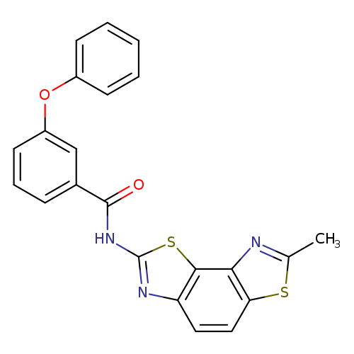 N-{11-methyl-3,10-dithia-5,12-diazatricyclo[7.3.0.0^{2,6}]dodeca-1(9),2(6),4,7,11-pentaen-4-yl}-3-phenoxybenzamide