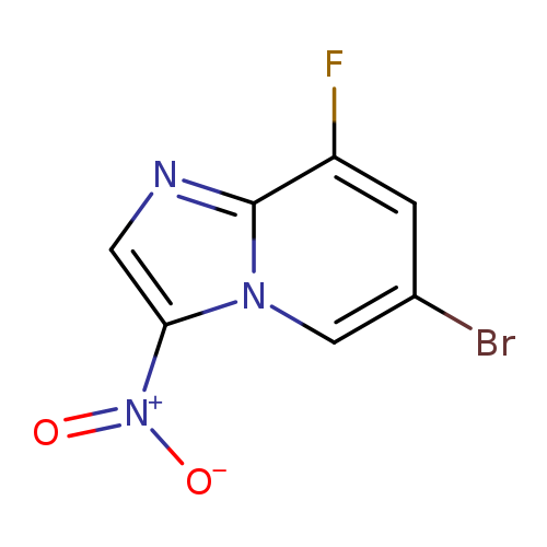 3-Nitro-6-bromo-8-fluoroimidazo[1,2-a]pyridine
