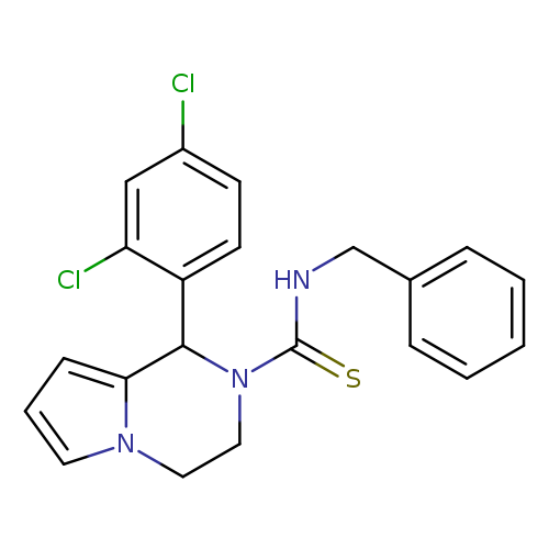 N-benzyl-1-(2,4-dichlorophenyl)-1H,2H,3H,4H-pyrrolo[1,2-a]pyrazine-2-carbothioamide