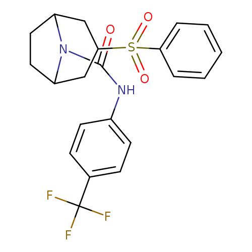 (3-endo)-3-(Phenylsulfonyl)-N-[4-(trifluoromethyl)phenyl]-8-azabicyclo[3.2.1]octane-8-carboxamide