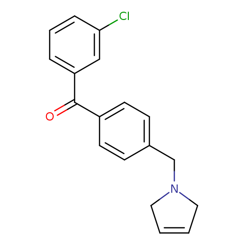 (3-Chlorophenyl)(4-((2,5-dihydro-1H-pyrrol-1-yl)methyl)phenyl)methanone