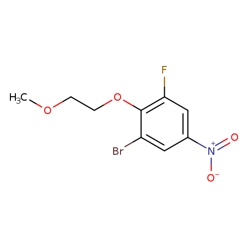 1-Bromo-3-fluoro-2-(2-methoxy-ethoxy)-5-nitro-benzene
