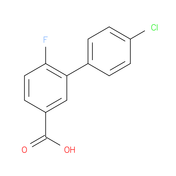 4'-Chloro-6-fluoro-[1,1'-biphenyl]-3-carboxylic acid