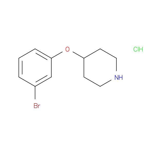 4-(3-Bromophenoxy)piperidine, HCl