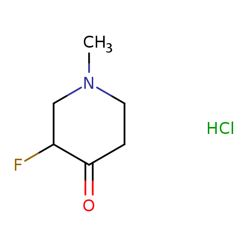 3-fluoro-1-methyl-piperidin-4-one;hydrochloride