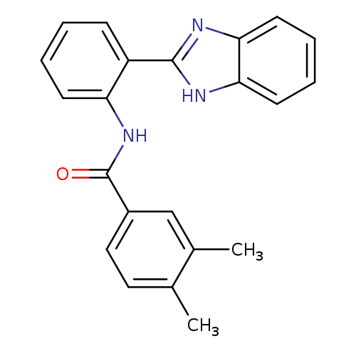 N-[2-(1H-1,3-benzodiazol-2-yl)phenyl]-3,4-dimethylbenzamide
