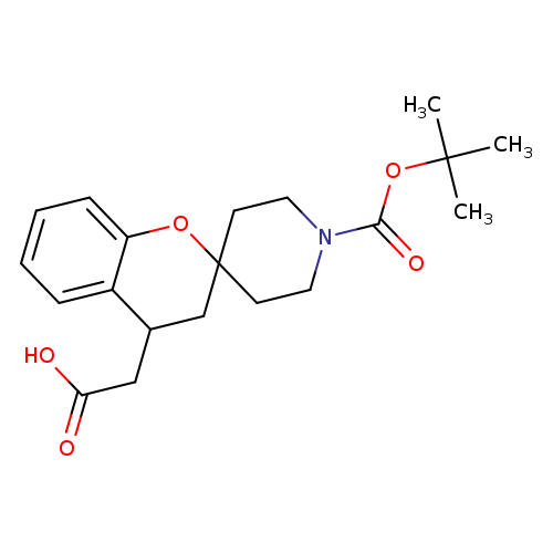 2-(1'-tert-butoxycarbonylspiro[chromane-2,4'-piperidine]-4-yl)acetic acid