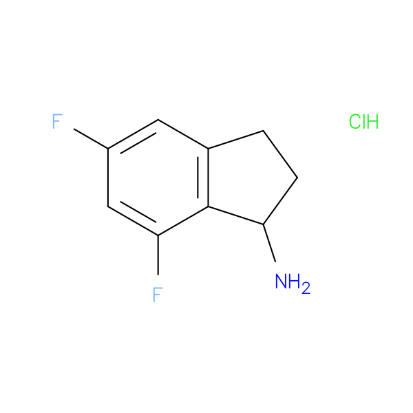 5,7-Difluoro-2,3-dihydro-1H-inden-1-amine hydrochloride