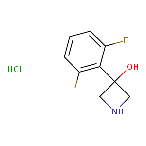 3-(2,6-difluorophenyl)azetidin-3-ol hydrochloride
