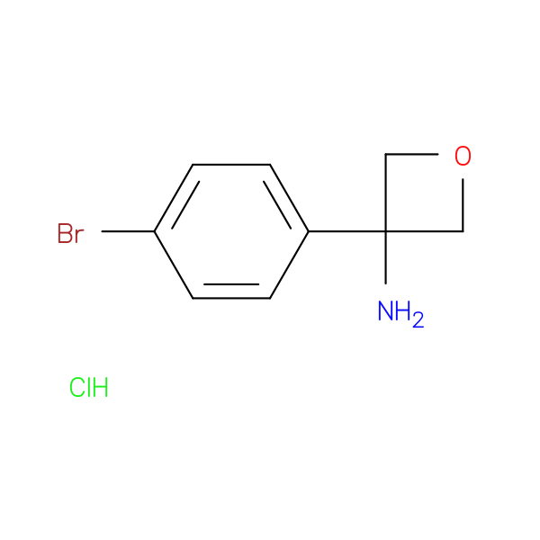3-(4-Bromophenyl)oxetan-3-amine hydrochloride