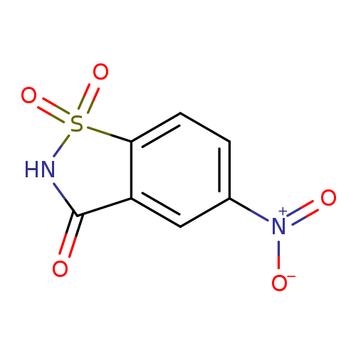 1,2-BENZISOTHIAZOL-3(2H)-ONE, 5-NITRO-, 1,1-DIOXIDE