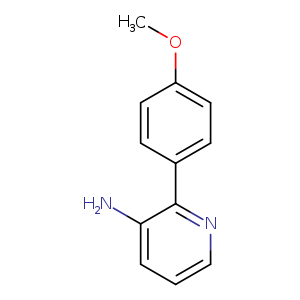 3-Pyridinamine,2-(4-methoxyphenyl)-(9CI)