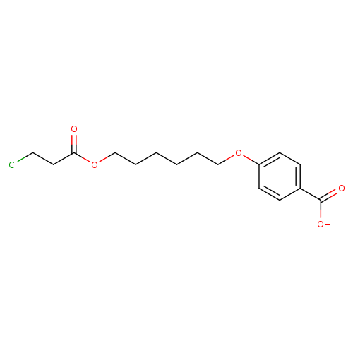 Benzoic acid, 4-[[6-(3-chloro-1-oxopropoxy)hexyl]oxy]-