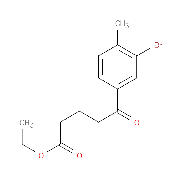 Ethyl 5-(3-bromo-4-methylphenyl)-5-oxovalerate