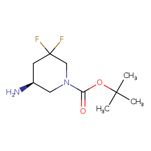 1-Piperidinecarboxylic acid, 5-amino-3,3-difluoro-, 1,1-dimethylethyl ester, (5S)-