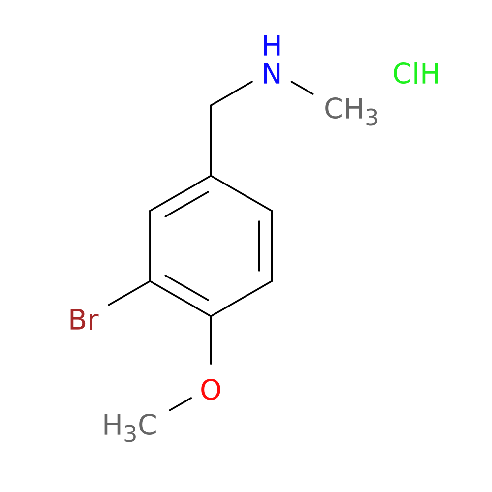 [(3-bromo-4-methoxyphenyl)methyl](methyl)amine hydrochloride