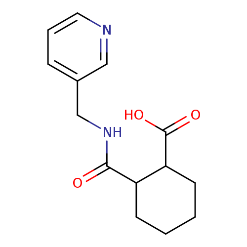 2-(N-(3-PYRIDYLMETHYL)CARBAMOYL)CYCLOHEXANECARBOXYLIC ACID