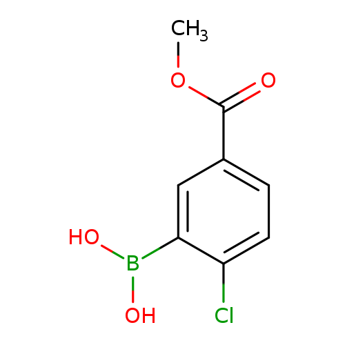 2-CHLORO-5-(METHOXYCARBONYL)BENZENEBORONIC ACID 98