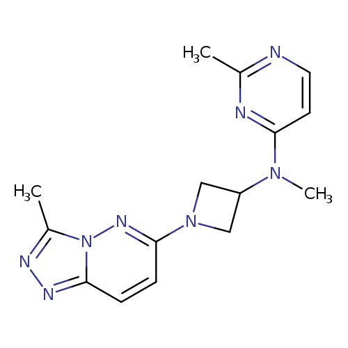 N,2-dimethyl-N-(1-{3-methyl-[1,2,4]triazolo[4,3-b]pyridazin-6-yl}azetidin-3-yl)pyrimidin-4-amine