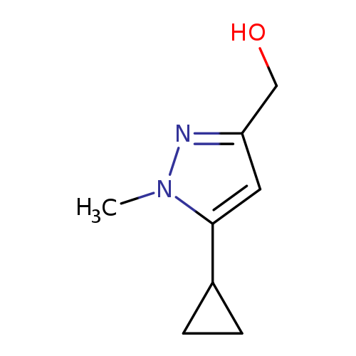 (5-cyclopropyl-1-methyl-1H-pyrazol-3-yl)methanol