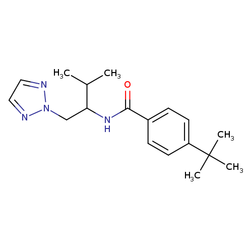 4-tert-butyl-N-[3-methyl-1-(2H-1,2,3-triazol-2-yl)butan-2-yl]benzamide