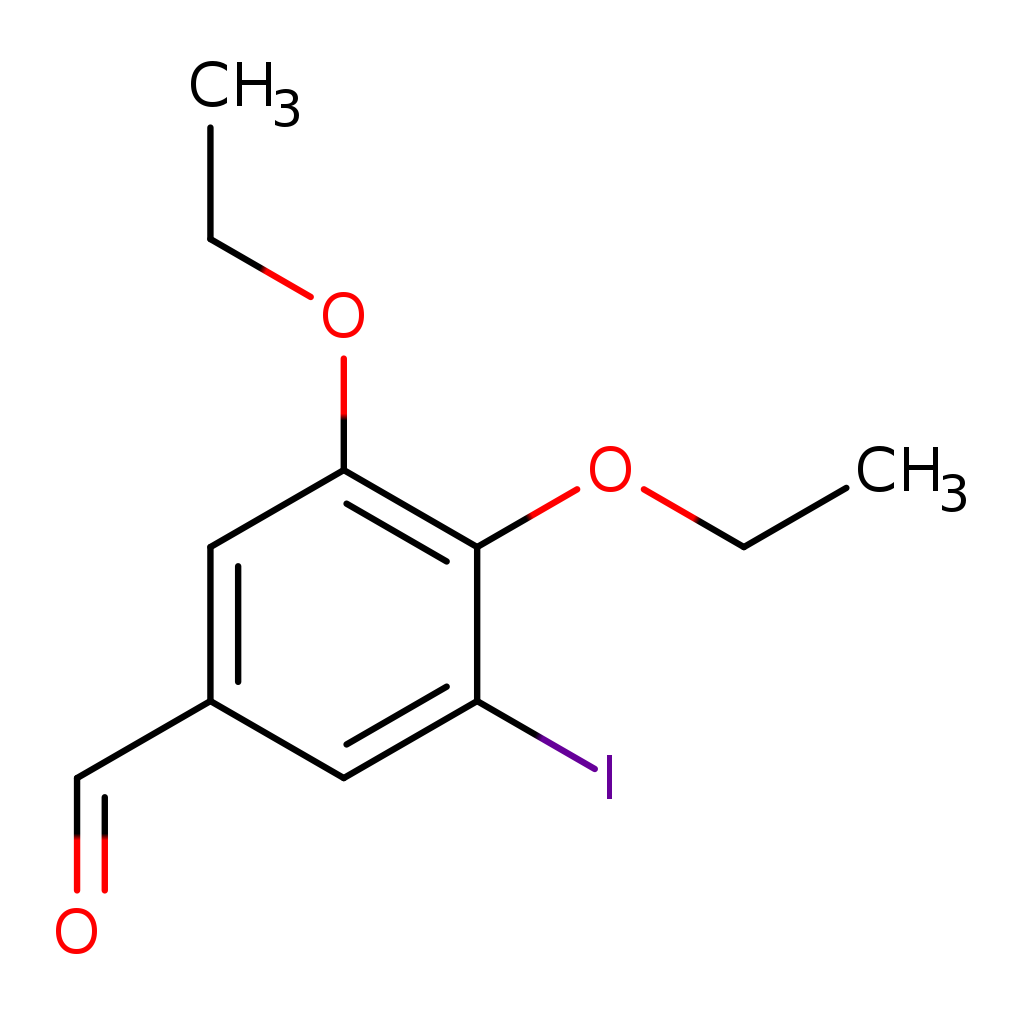 3,4-diethoxy-5-iodobenzaldehyde
