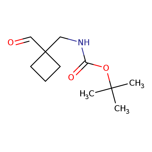 tert-butyl N-[(1-formylcyclobutyl)methyl]carbamate